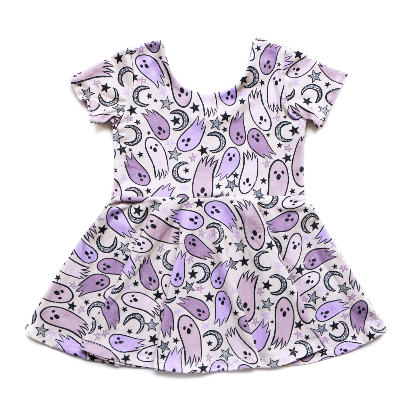 Purple Ghost Peplum Top OR Dress