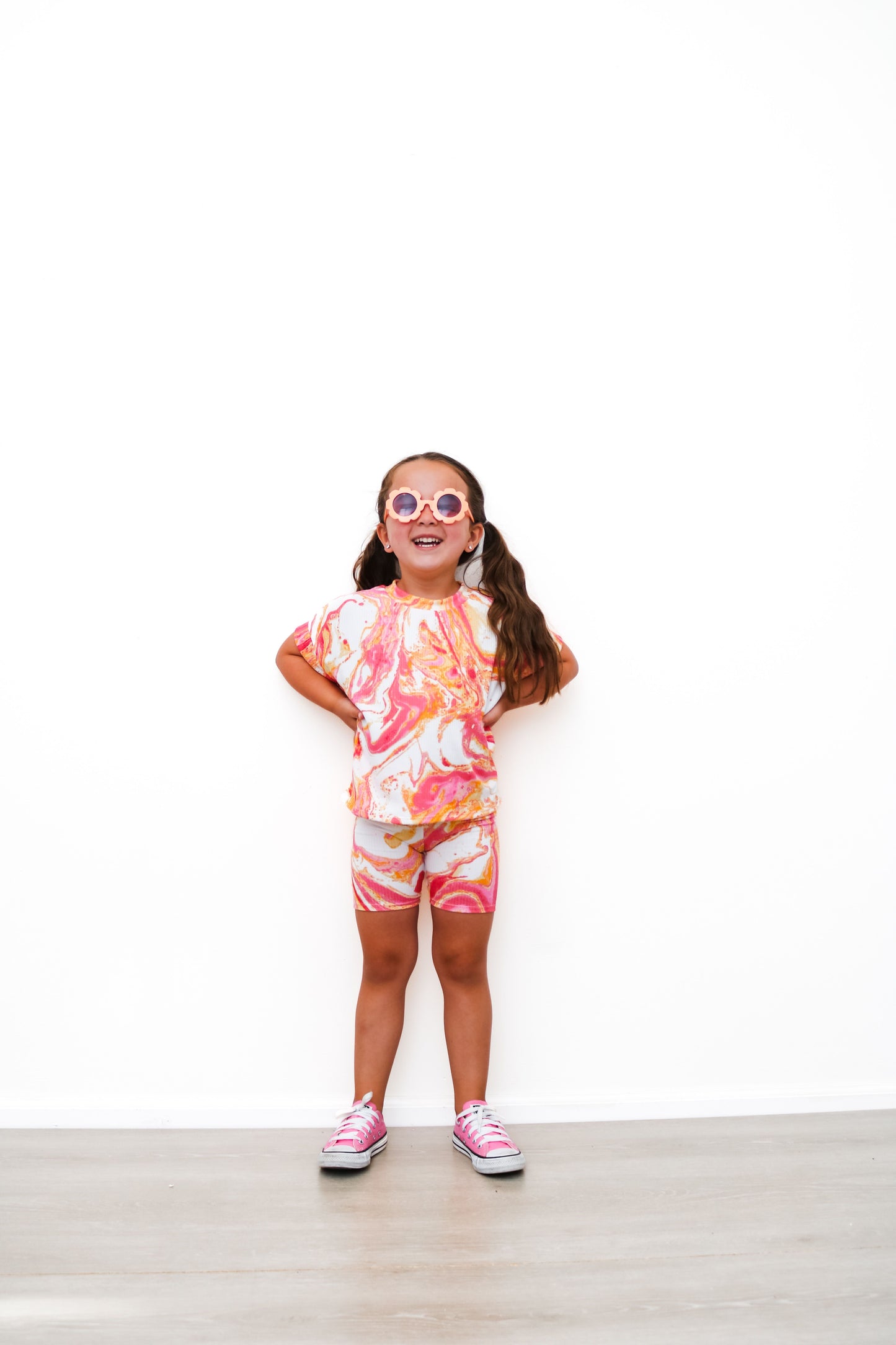 Summer Sorbet Swirl Ribbed Set