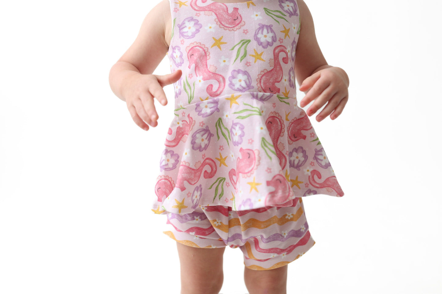 Floral Wavy Stripe Bottom