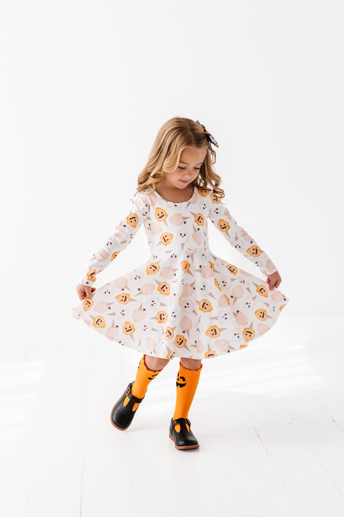 Halloween Cotton Candy Peplum Top OR Dress