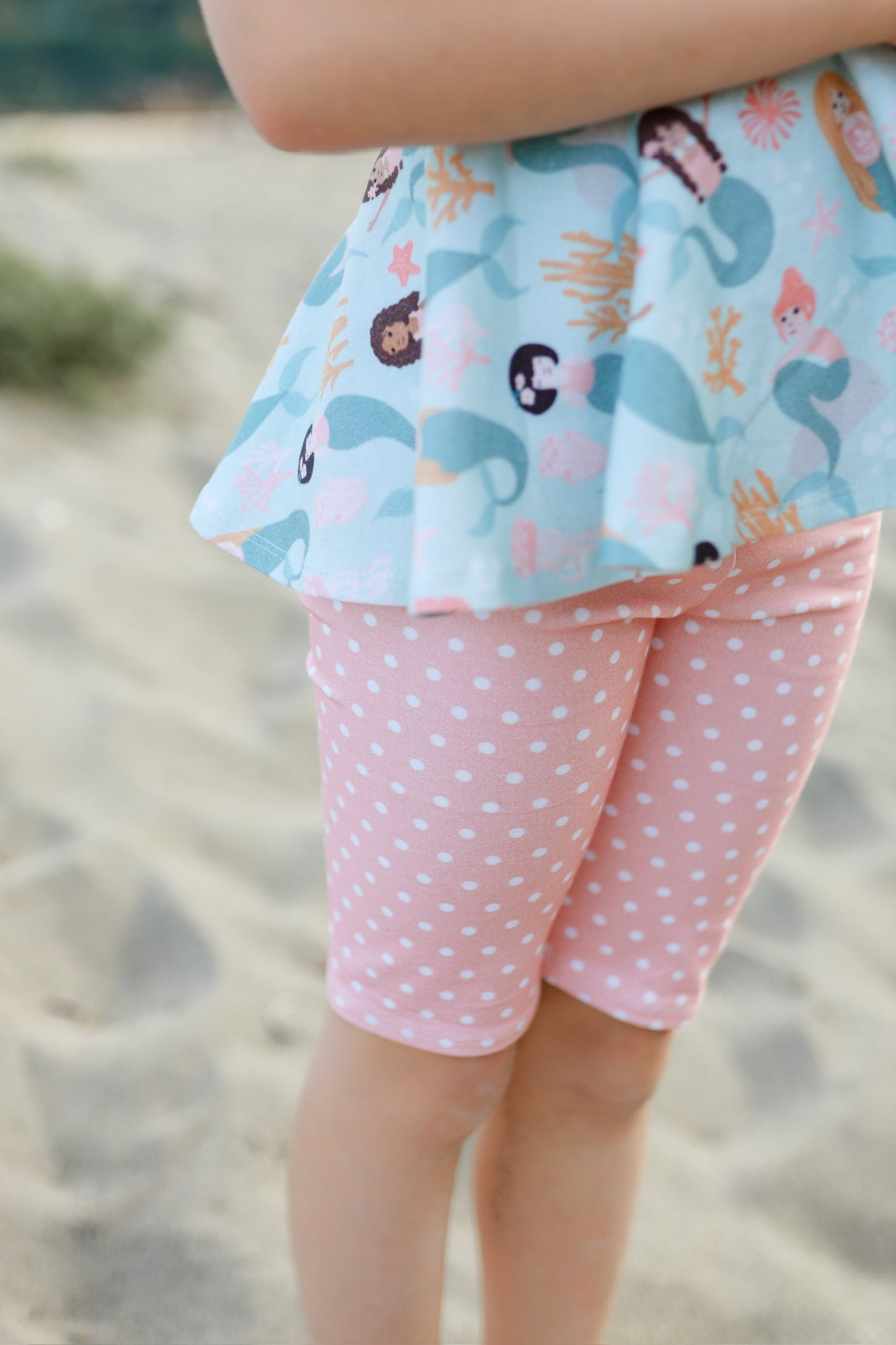 Peach Polka Dot Bottom