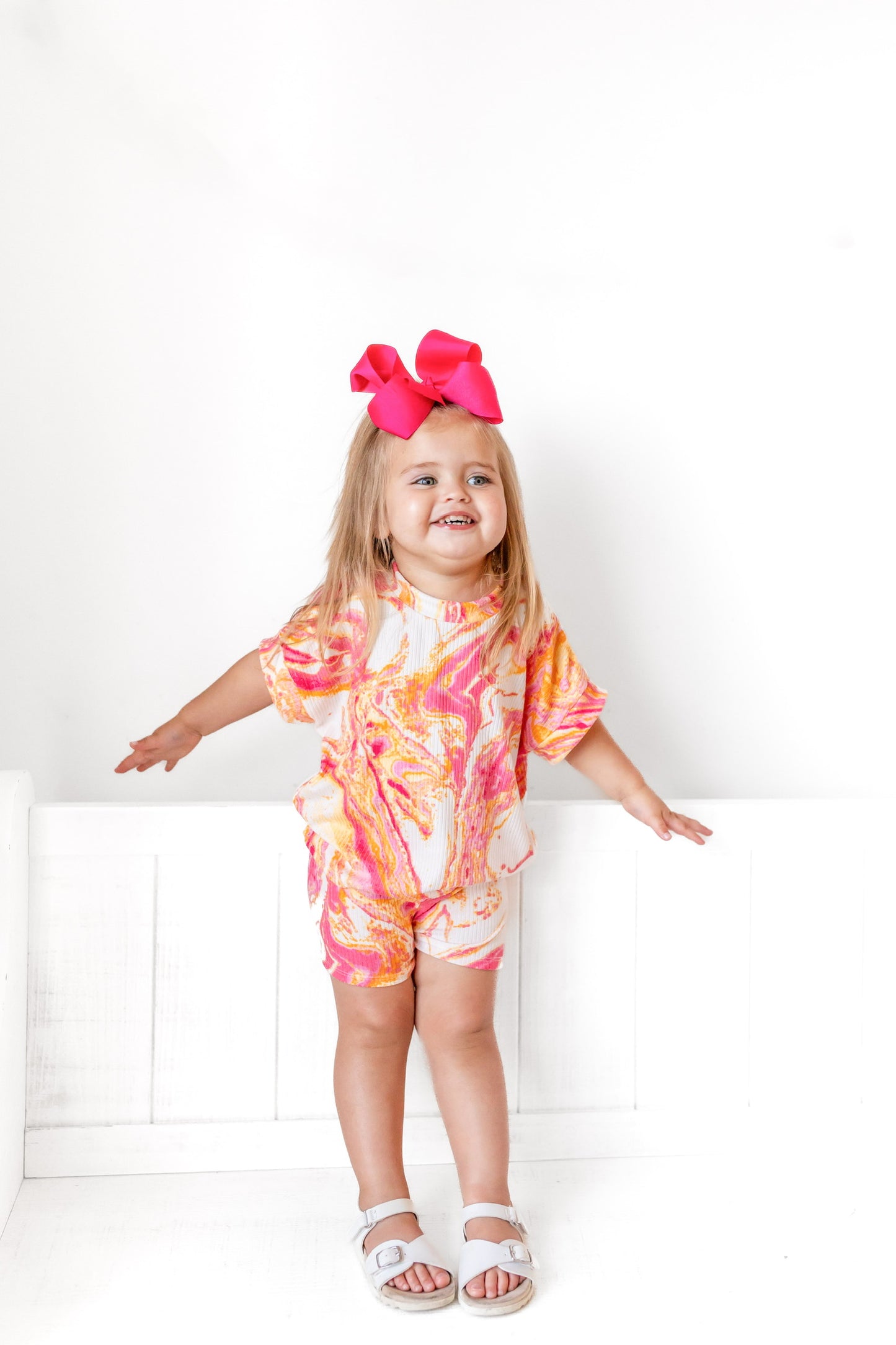 Summer Sorbet Swirl Ribbed Set