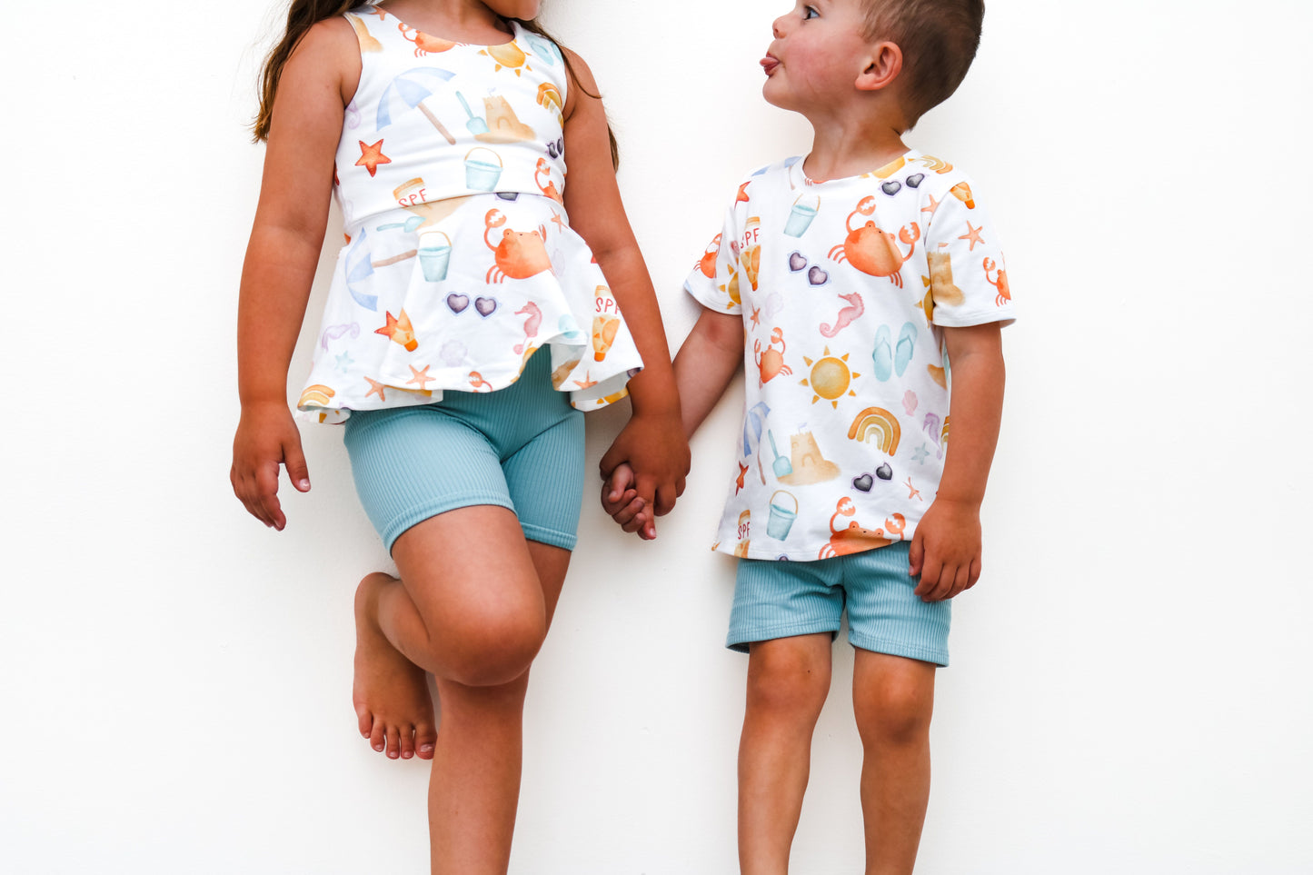 Beach Days Peplum Top OR Dress