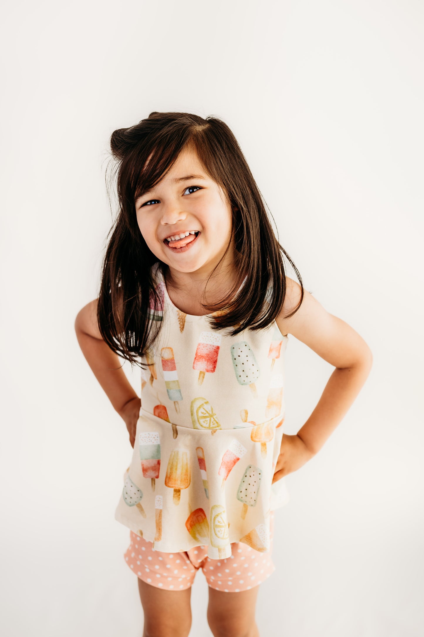 Ice Cream Peplum Top OR Dress