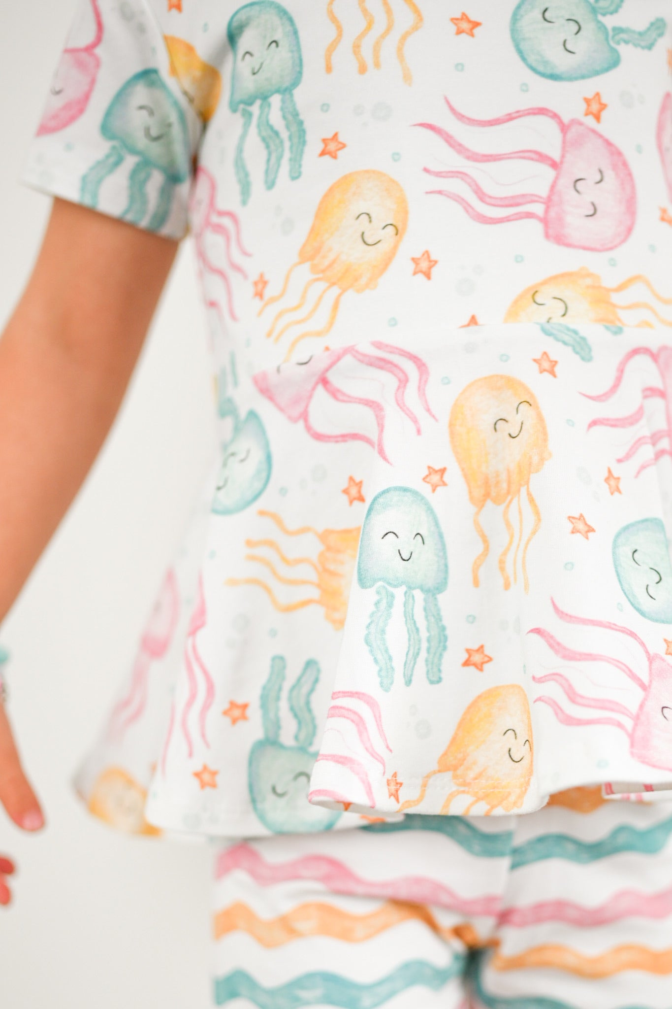 Jellyfish Peplum Top OR Dress