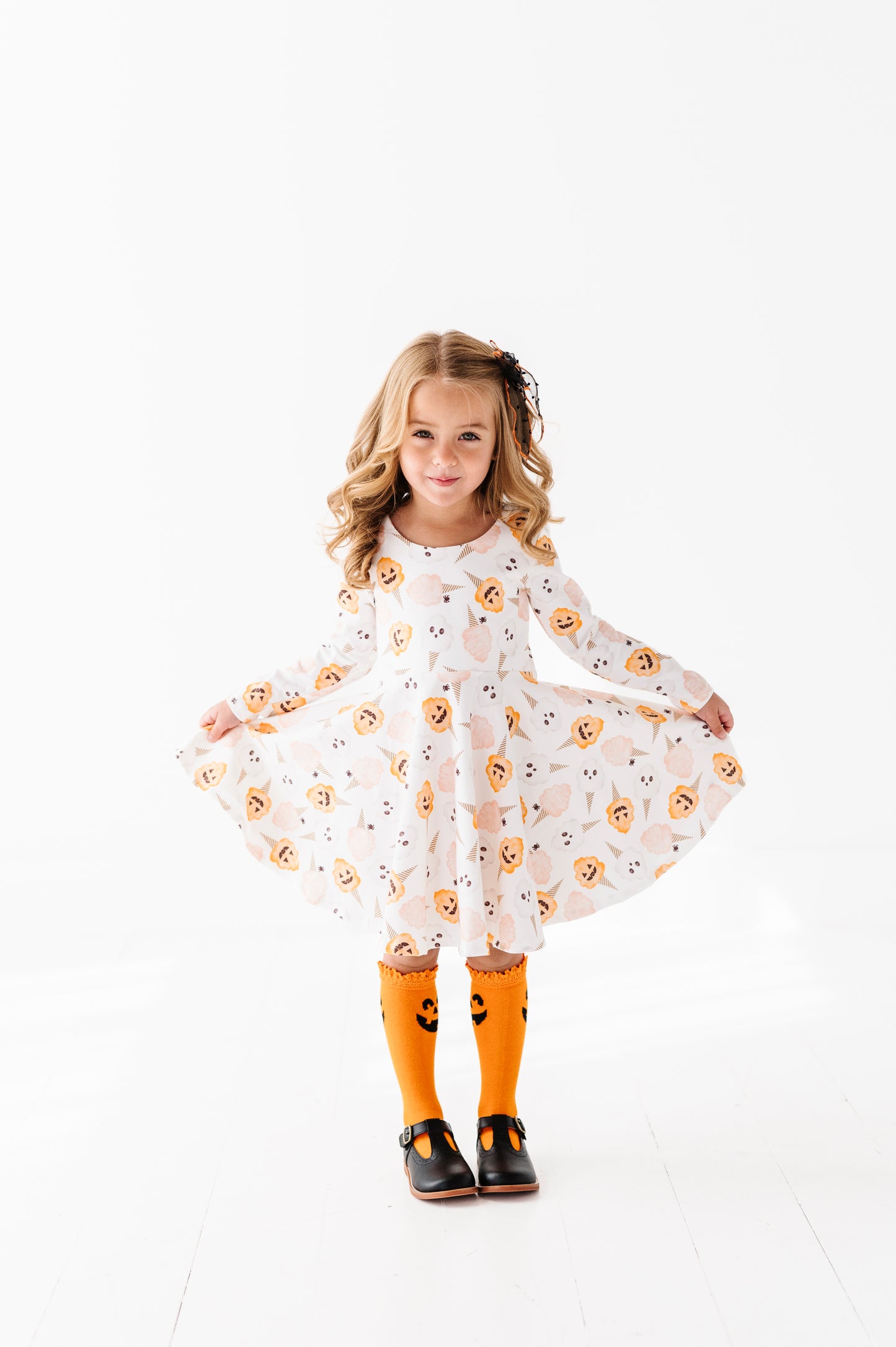 Halloween Cotton Candy Peplum Top OR Dress