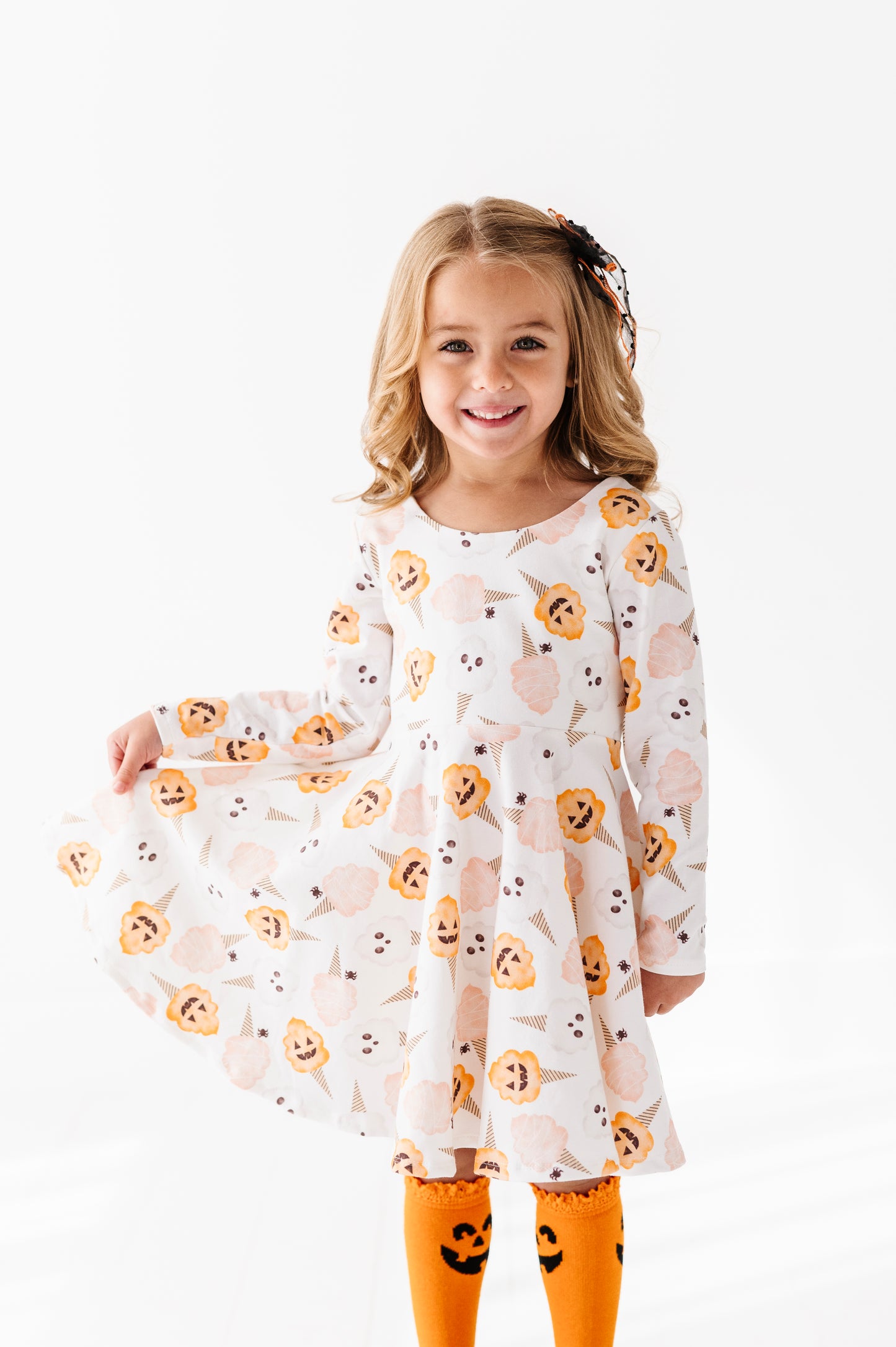 Halloween Cotton Candy Peplum Top OR Dress
