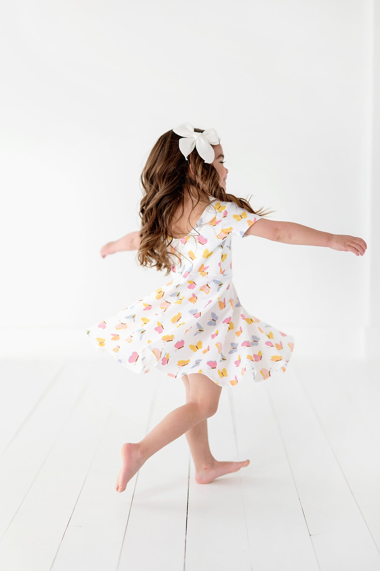 Butterflies Peplum Top OR Dress
