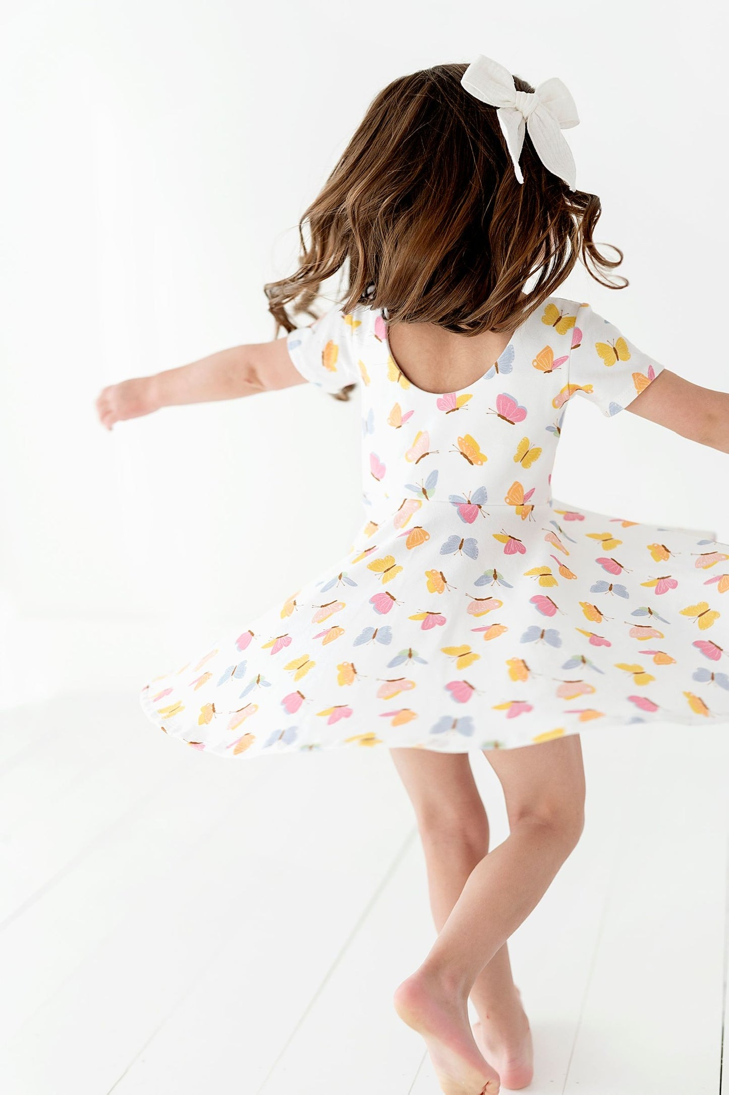 Butterflies Peplum Top OR Dress