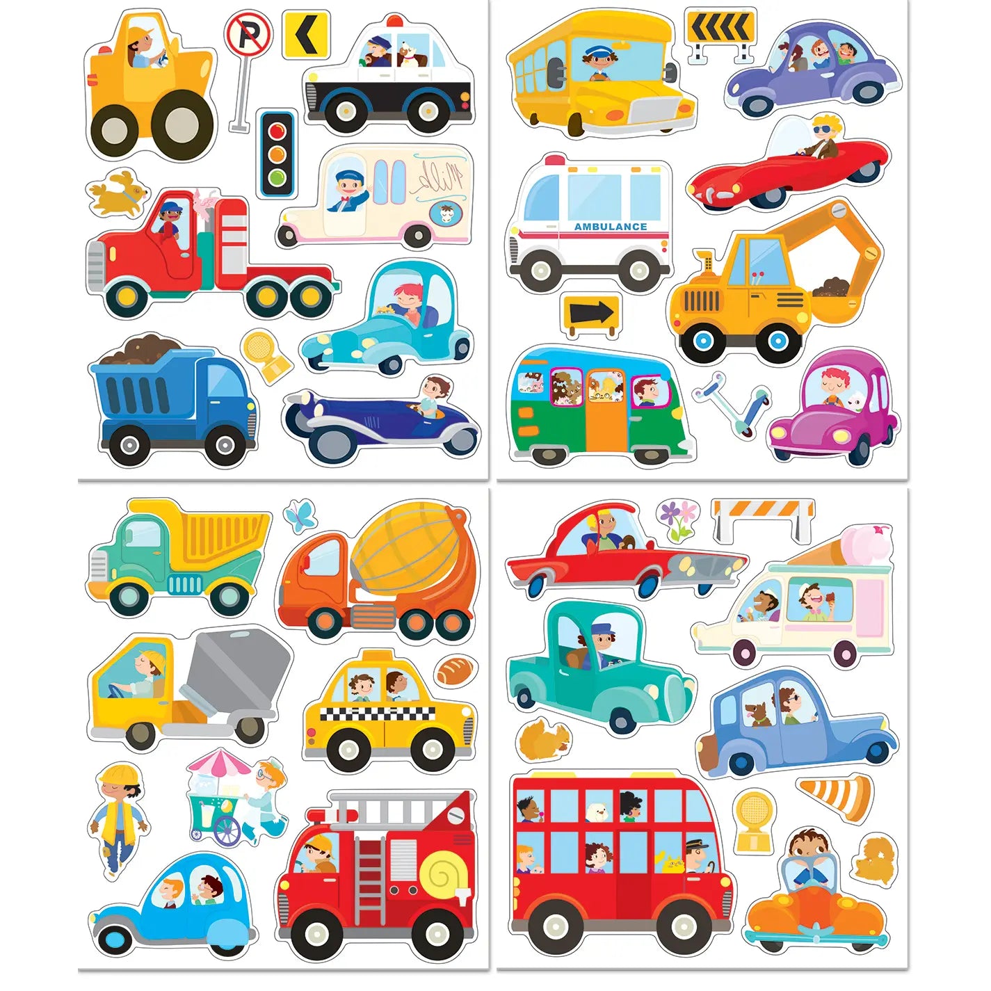 Cars & Trucks Sticker Activity Tote