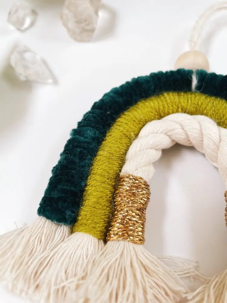 Jade Mini Macrame Rainbow