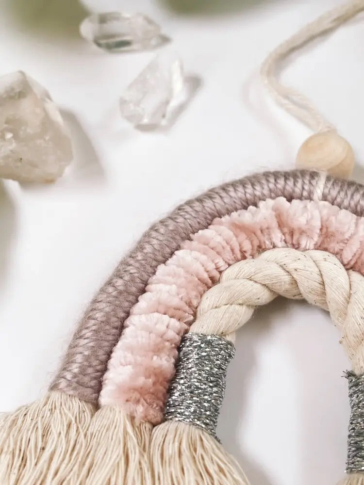 Enchanted Mini Macrame Rainbow