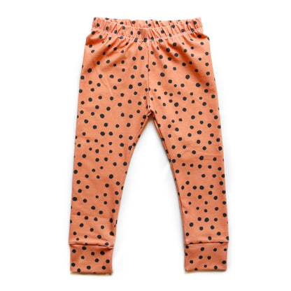 Orange Dot Leggings