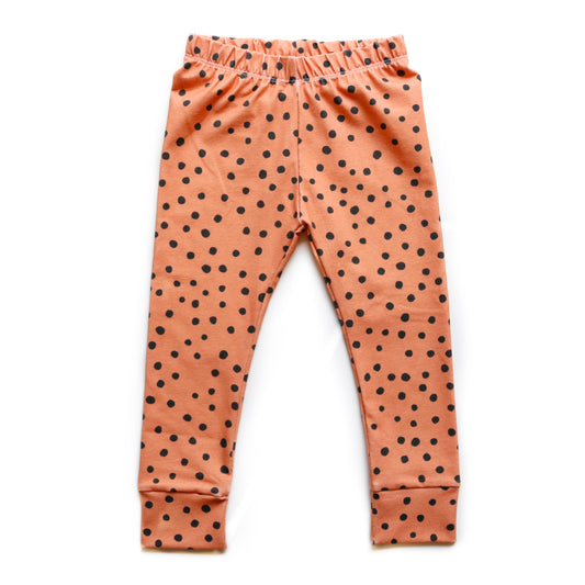 Orange Dot Leggings