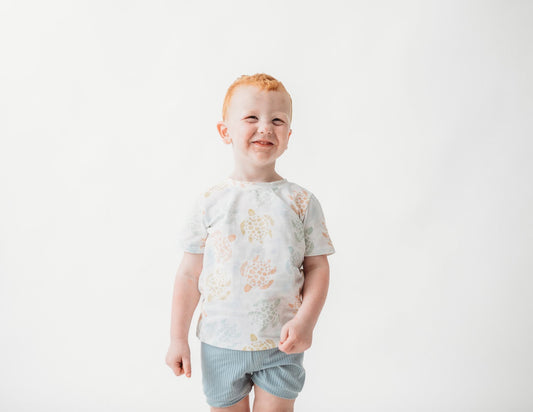 Watercolor Turtle Basic Tee
