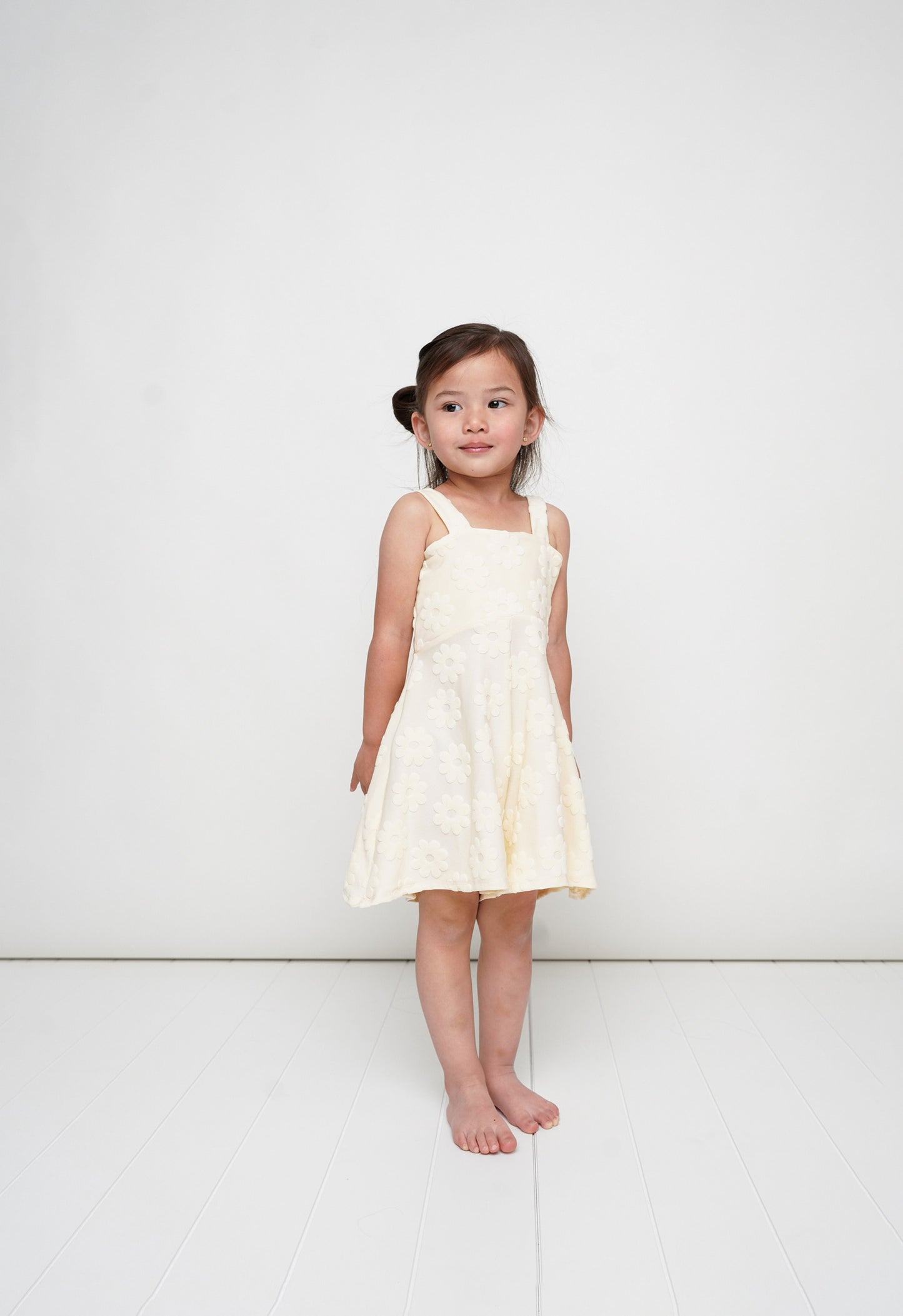 Cream Daisy Terry Romper