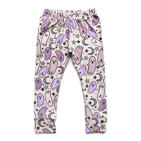 Purple Ghost Leggings