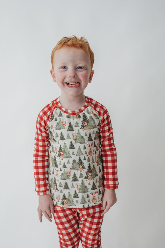 Woodland Reindeer Raglan