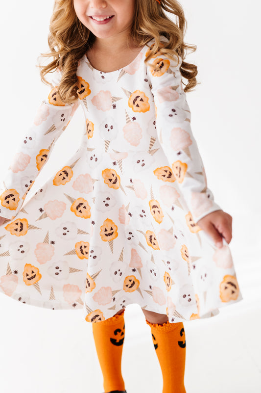 Halloween Cotton Candy Peplum Top OR Dress