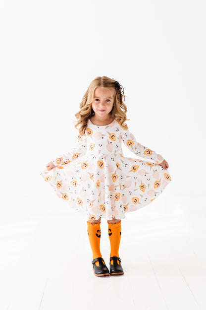 Halloween Cotton Candy Peplum Top OR Dress