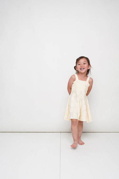 Cream Daisy Terry Romper