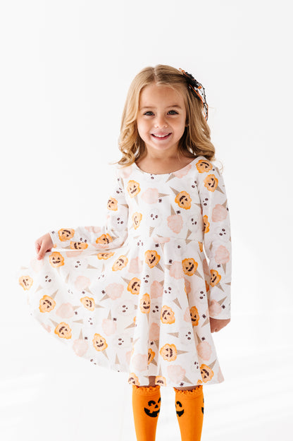 Halloween Cotton Candy Peplum Top OR Dress
