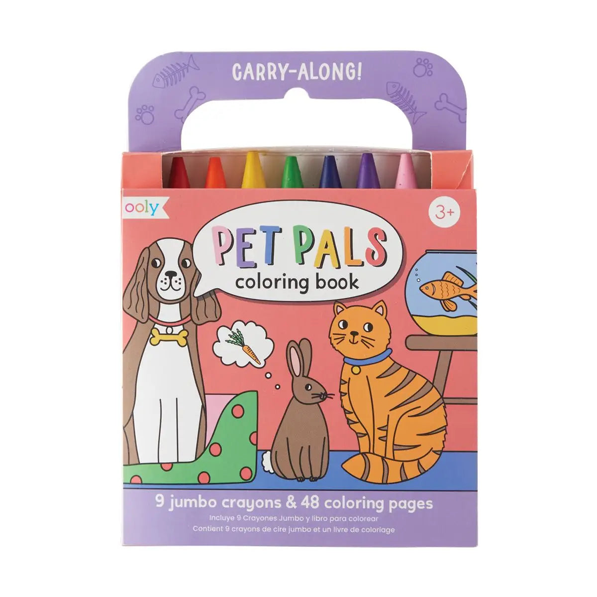 Carry Along Crayon & Coloring Book Kit - Pet Pals